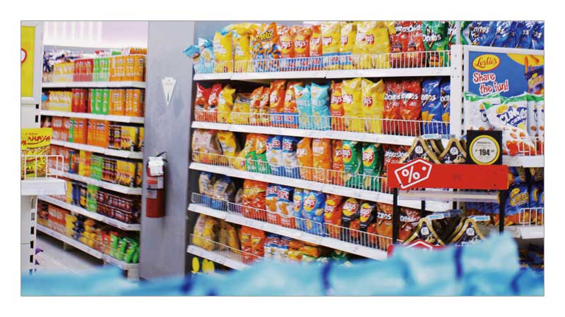 お菓子売り場