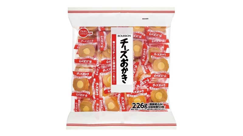 ブルボン「チーズおかき 226g 大袋(大容量パック)」