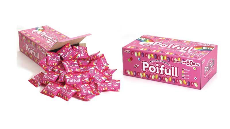 【グミ】明治「ポイフル大容量ボックス 大箱(60袋入り)」