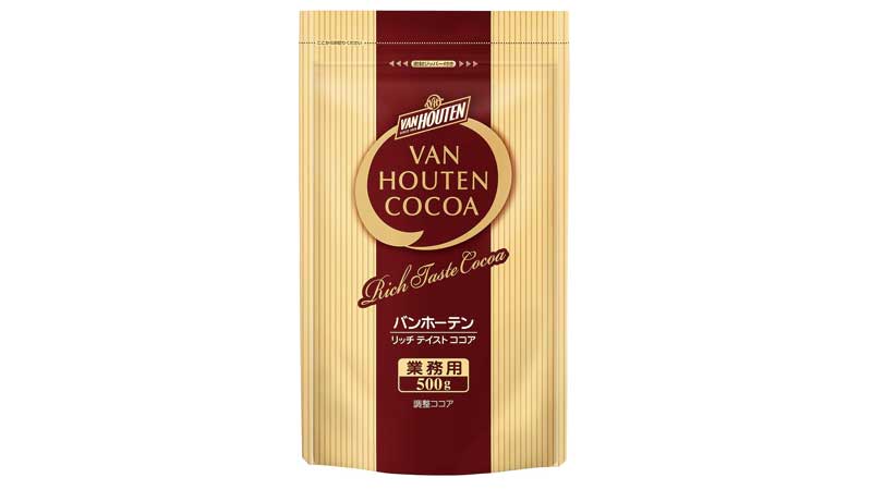 【粉末ココア】バンホーテン(VAN HOUTEN)「リッチテイストココア 500g」