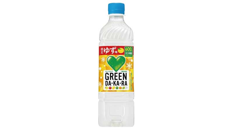 【グリーンダカラ】サントリー「ＧＲＥＥＮ ＤＡ･ＫＡ･ＲＡ 冬限定ビタミン・ゆず味 」